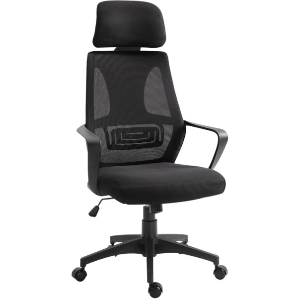 Solstice Lilliana Mesh Back Padded Headrest Office Chair